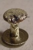 Cast pewter Imperial Officer disk with spru